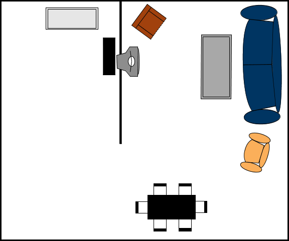 Living room diagram