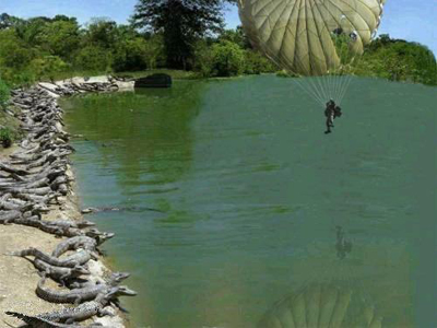 Bad drop zone