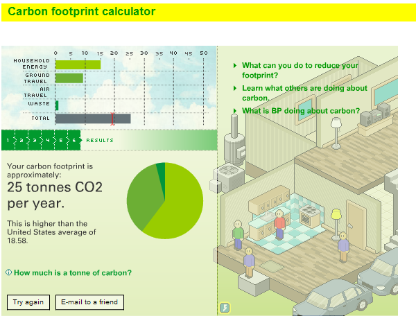 My carbon footprint