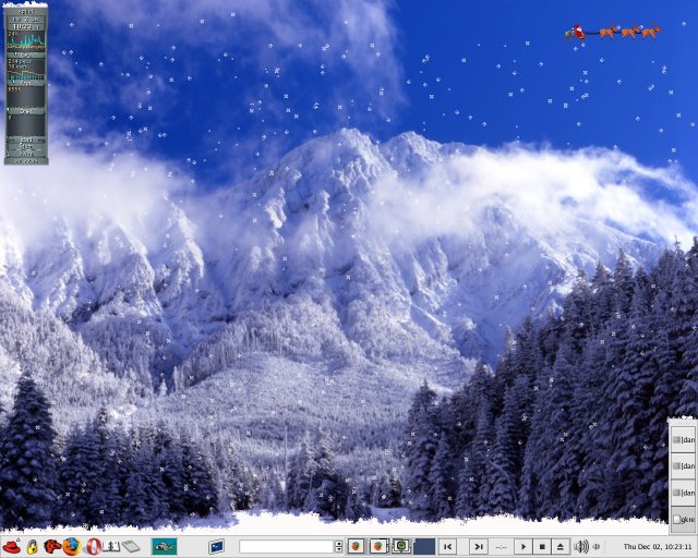 Let it snow Desktop screenshot