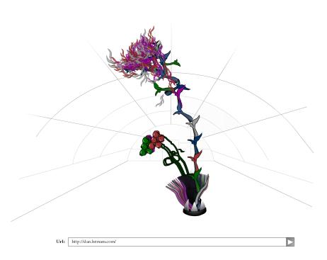 A flower representing my web site