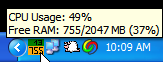SysTrayMeter