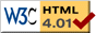 Validate HTML 4.01