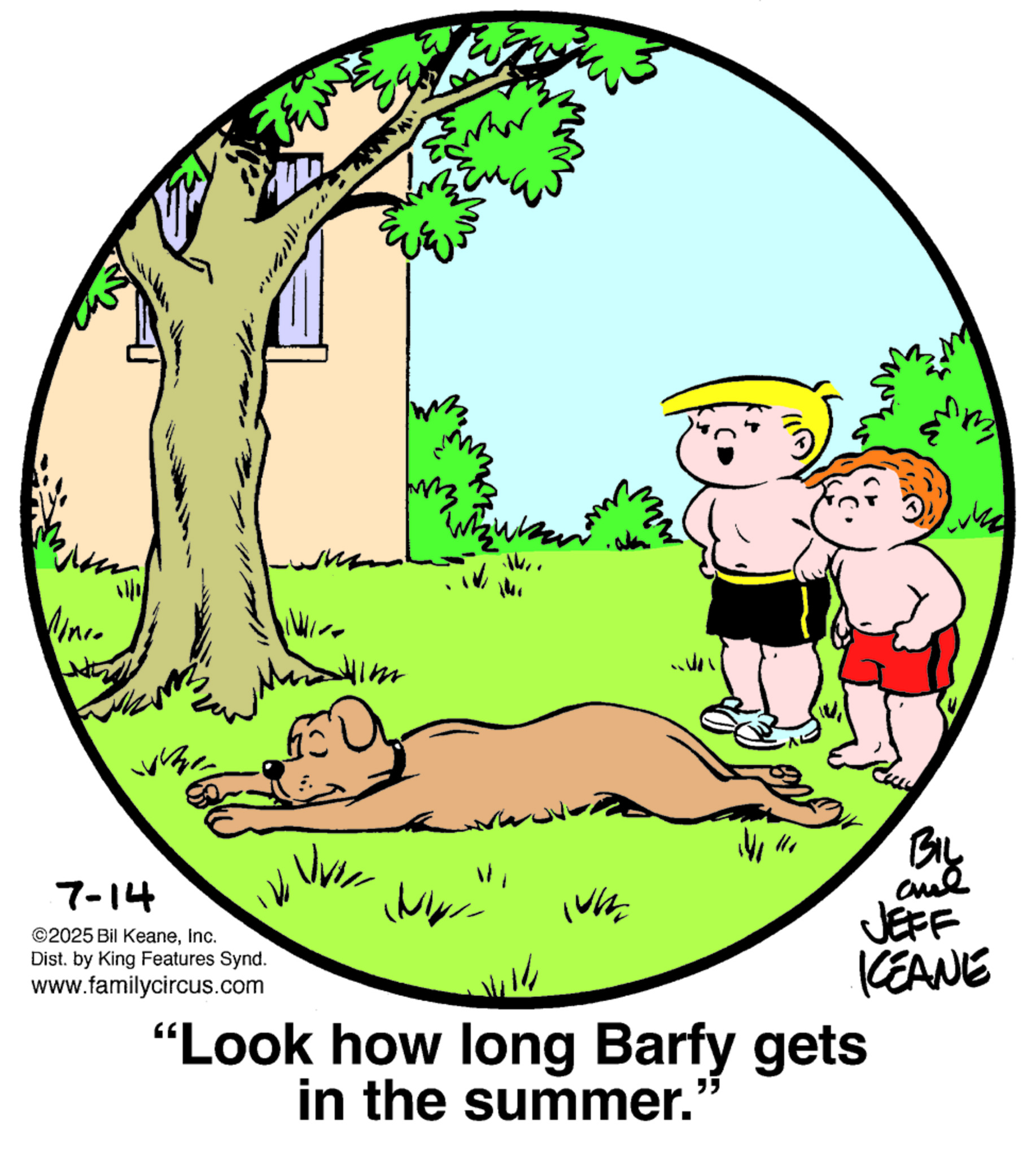 The Family Circus comic