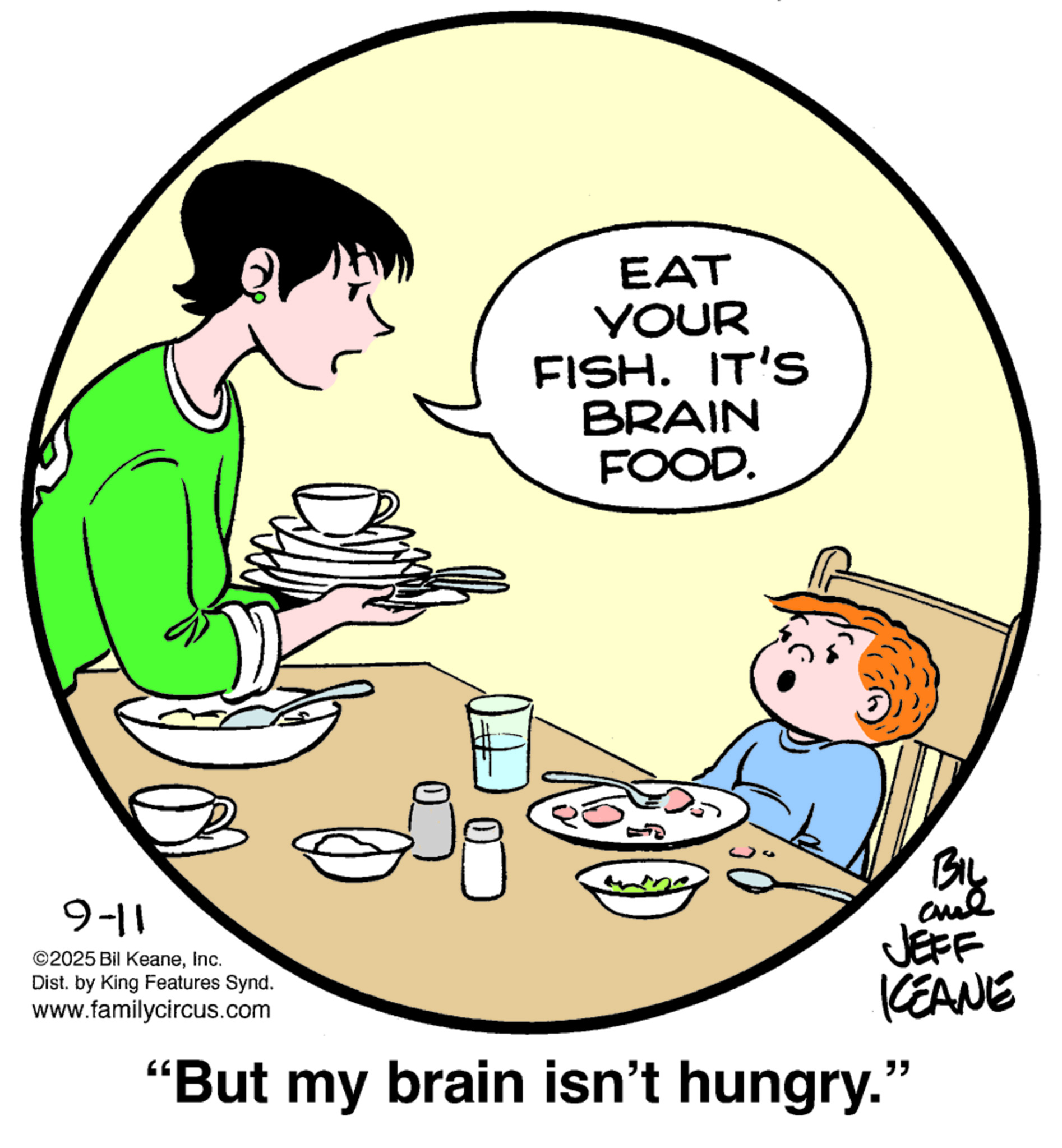 The Family Circus comic