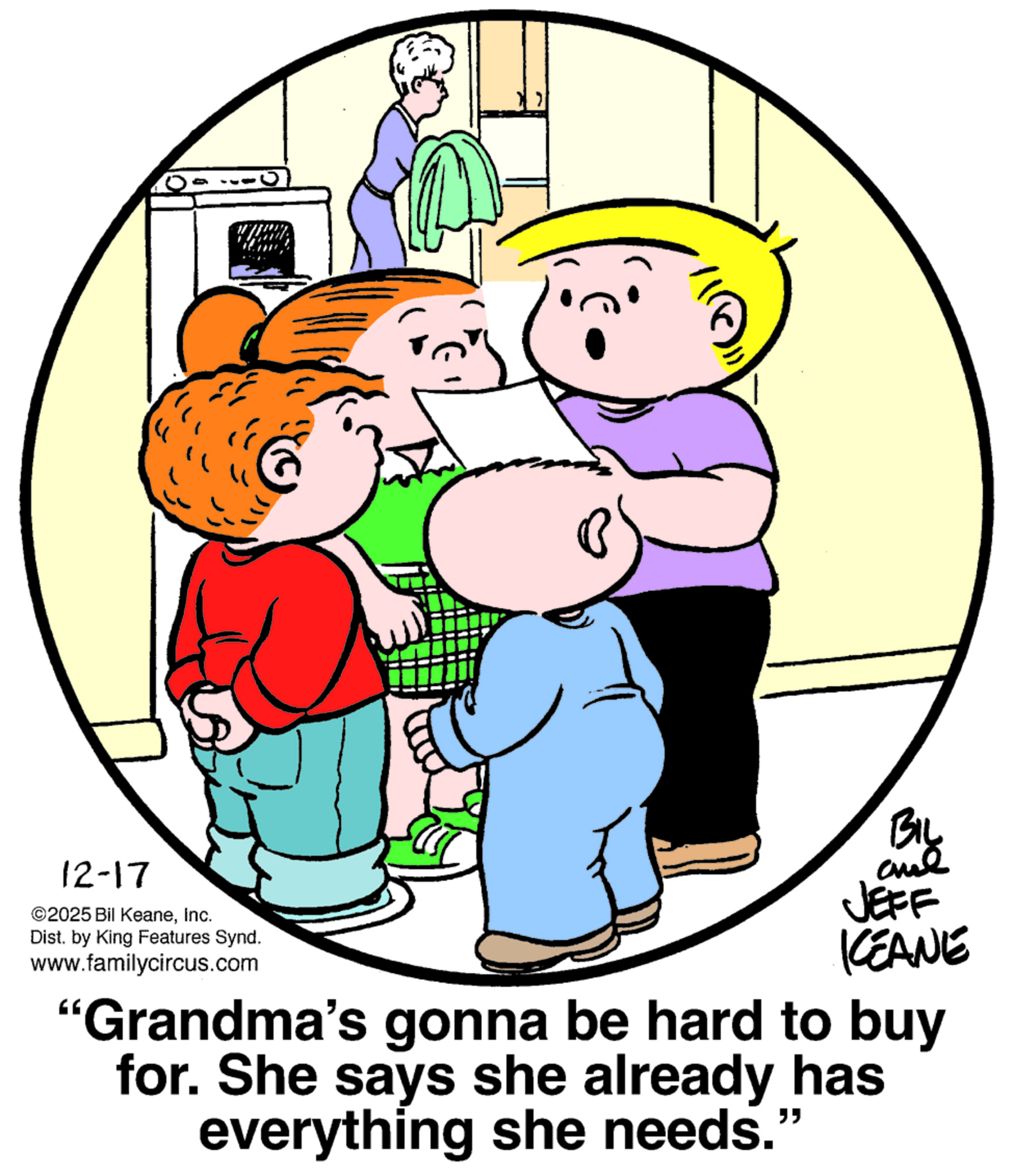 The Family Circus comic