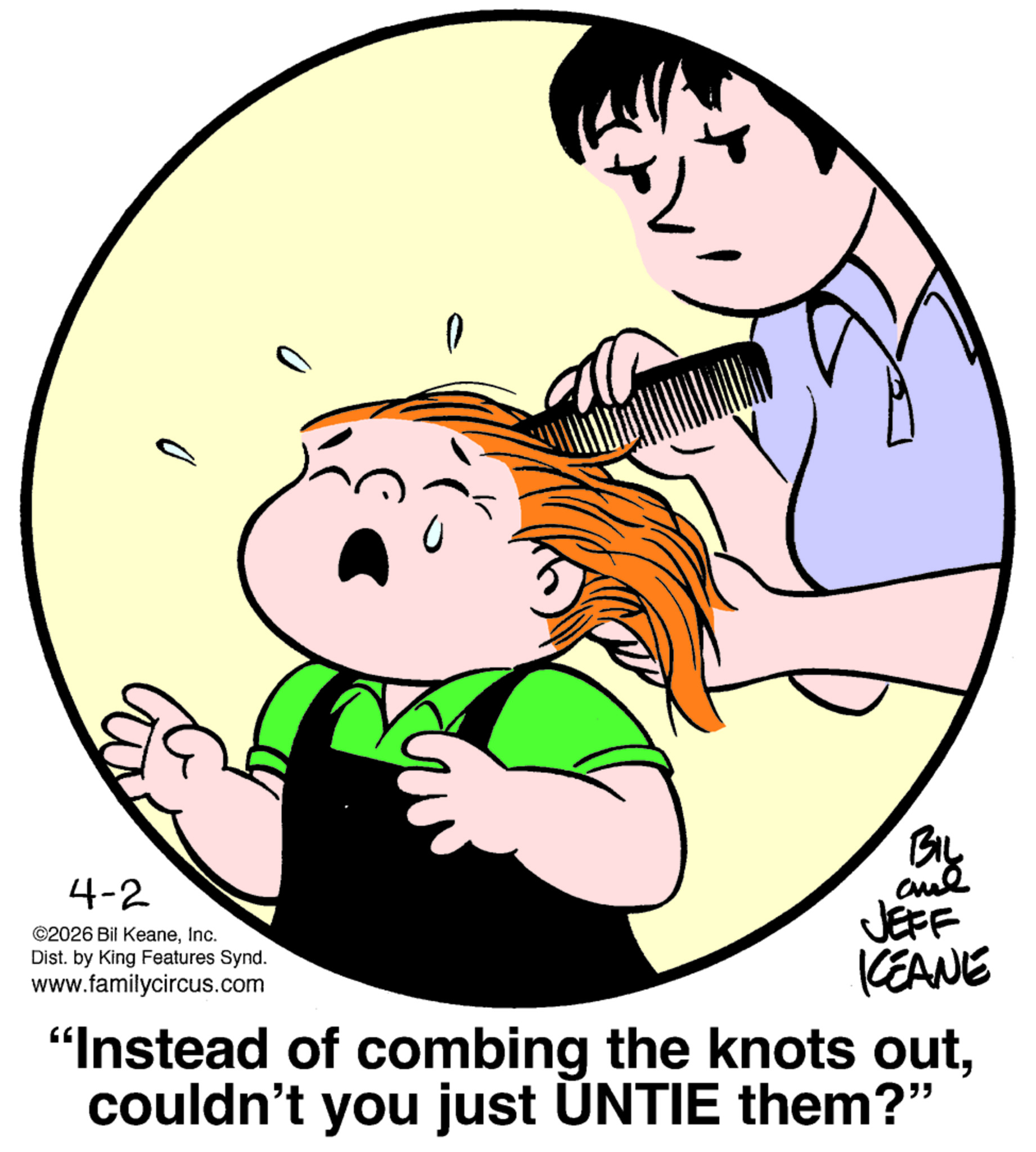 The Family Circus comic