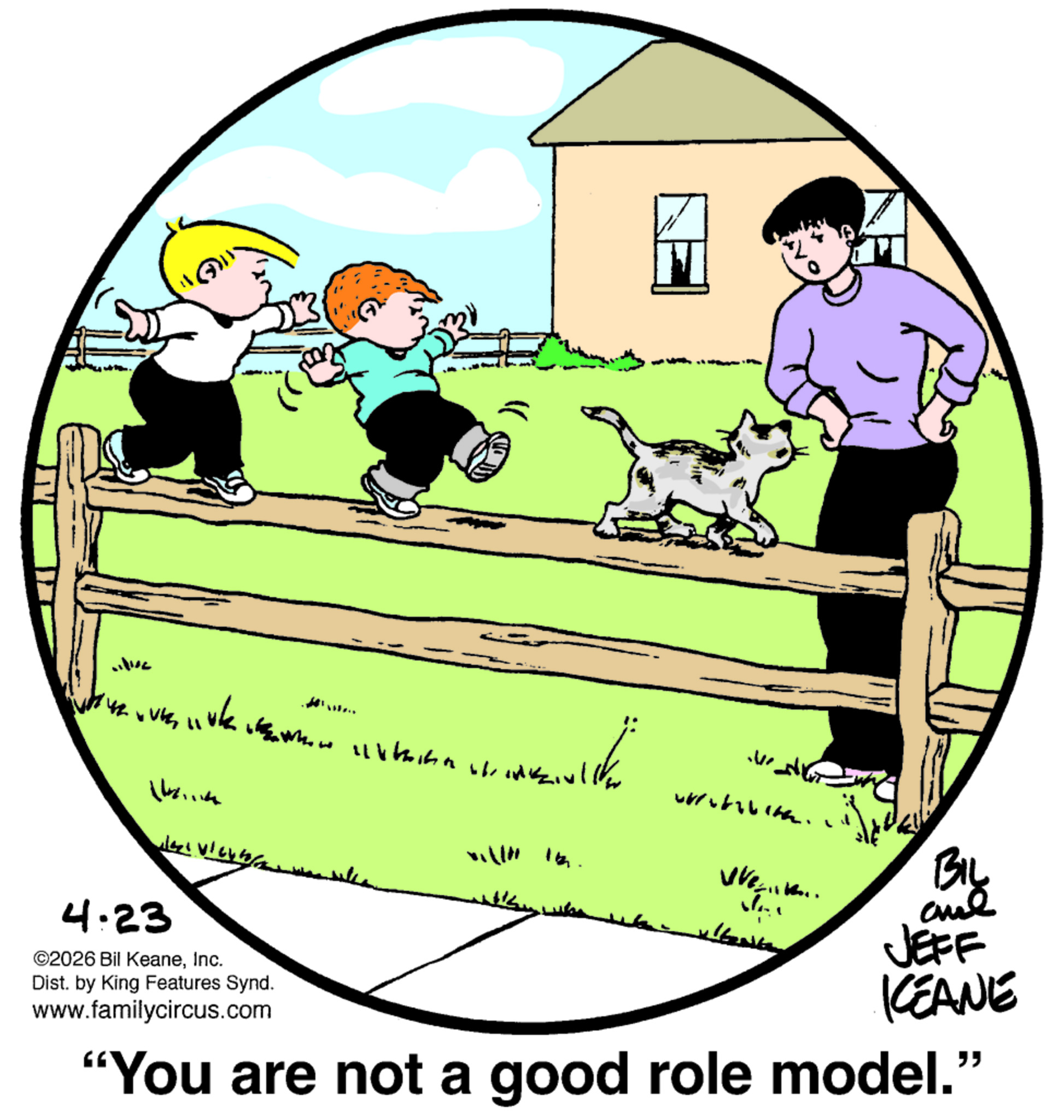 The Family Circus comic