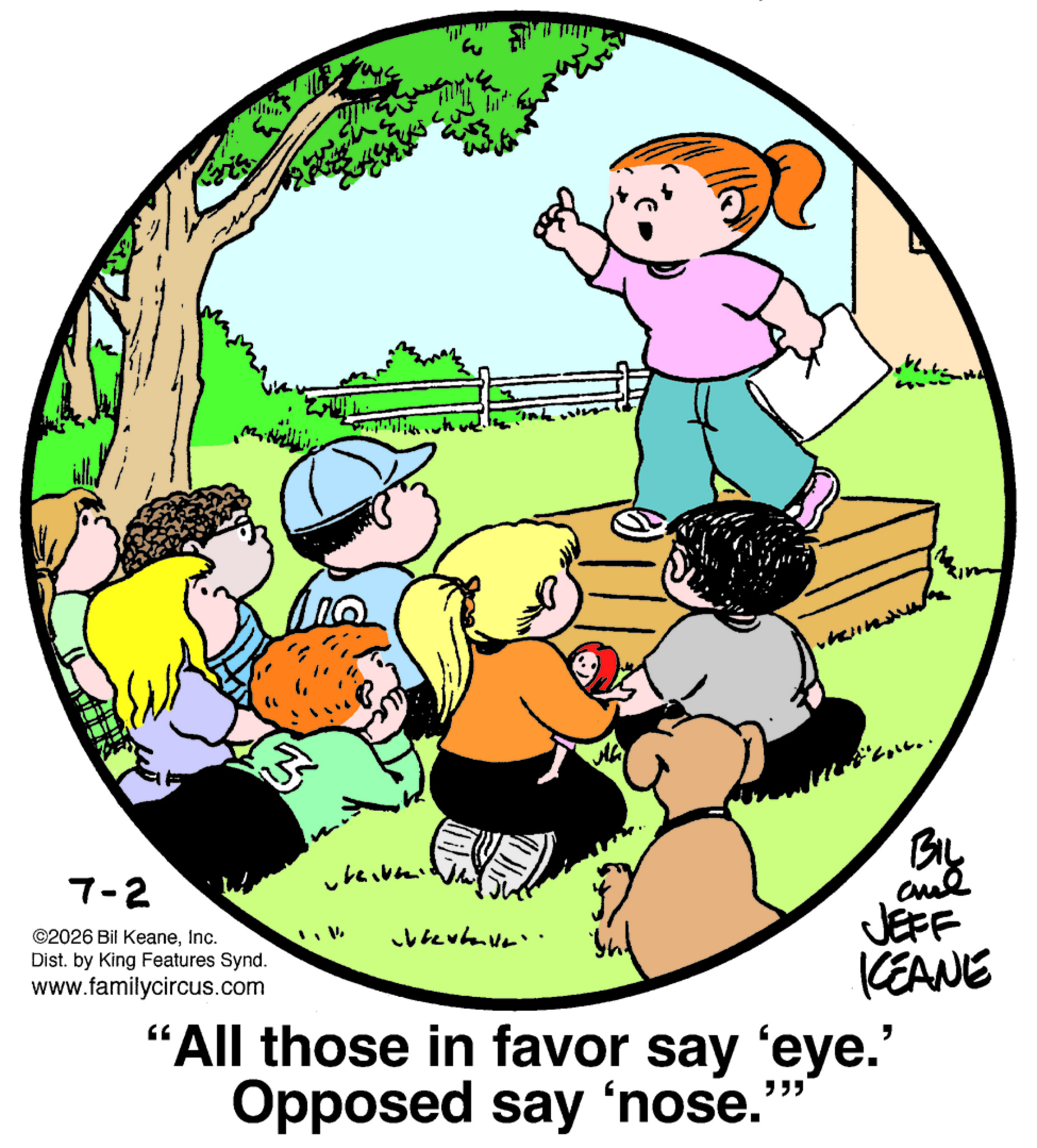 The Family Circus comic