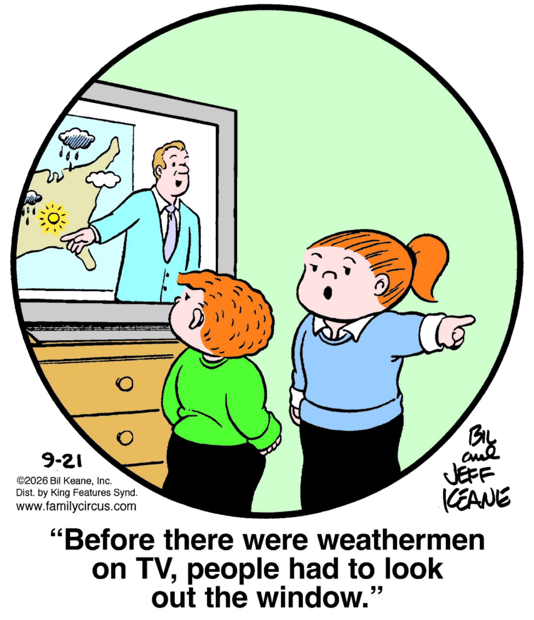 The Family Circus comic