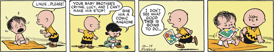 Peanuts Begins comic