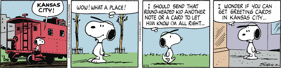 Peanuts comic