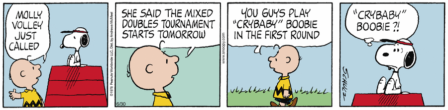 Peanuts comic