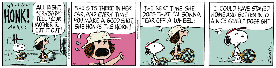 Peanuts comic