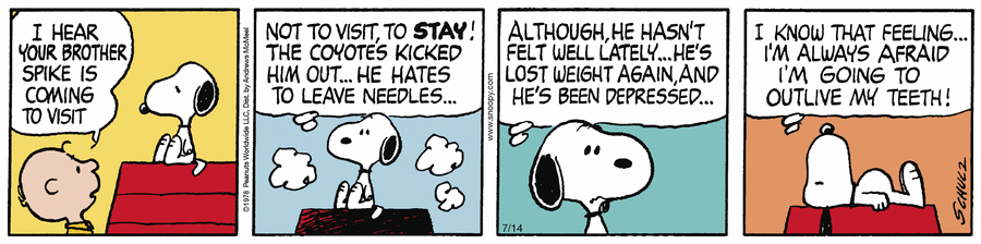 Peanuts comic