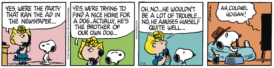 Peanuts comic