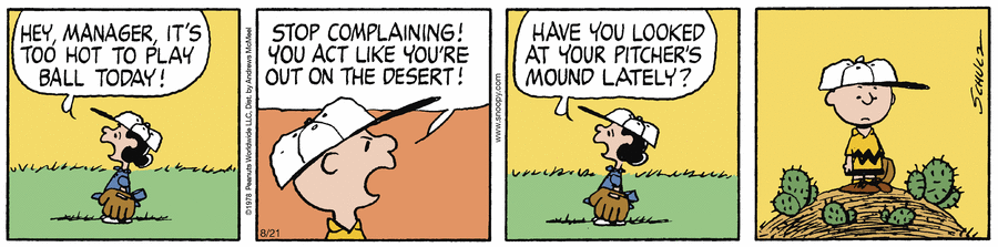 Peanuts comic