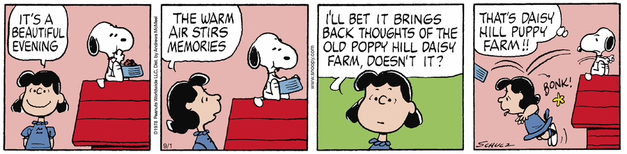 Peanuts comic