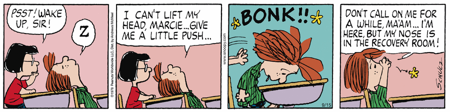 Peanuts comic