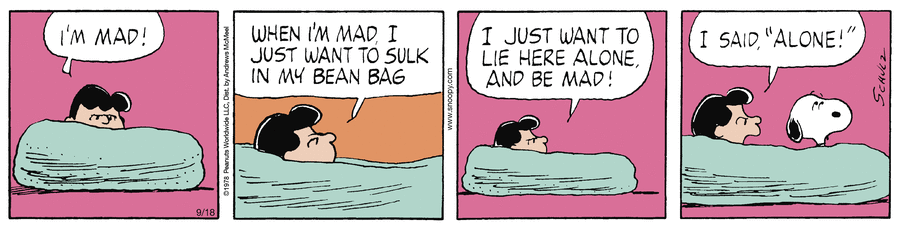 Peanuts comic